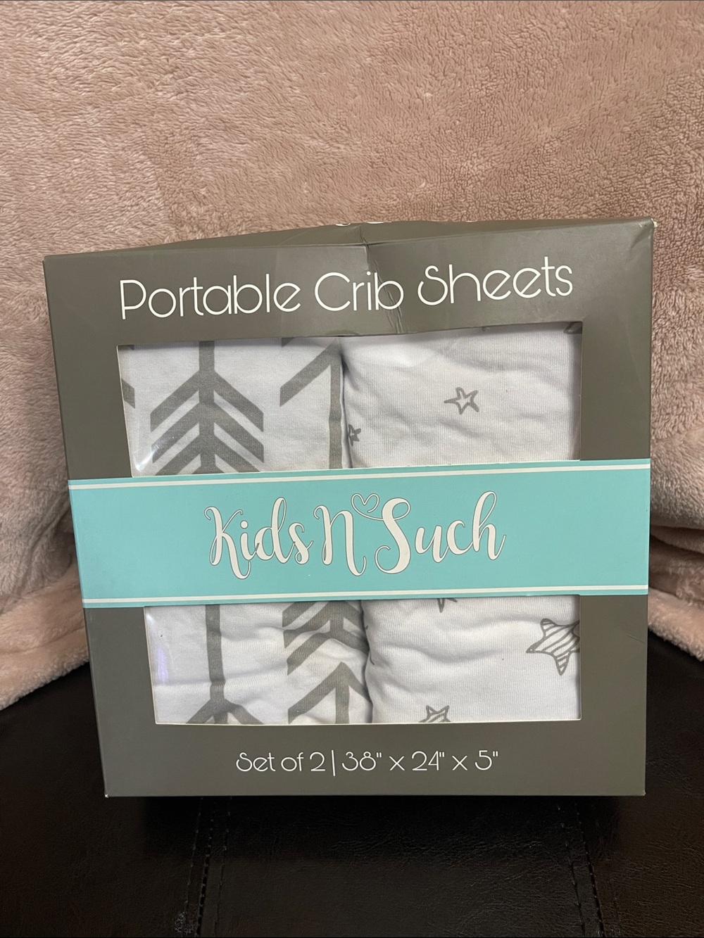 Portable Crib Sheet set of 2